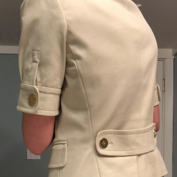 Etcetera 5-button Beige Short-Sleeve Blazer. NWOT - Picture 6 of 8